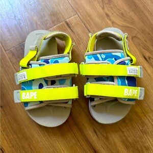 Bathing Ape Suicoke kids shoes size K13 20cm